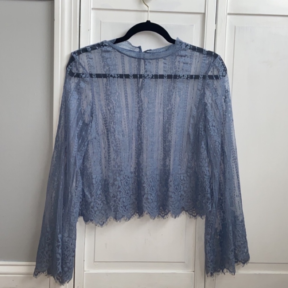 lace long sleeve shirt